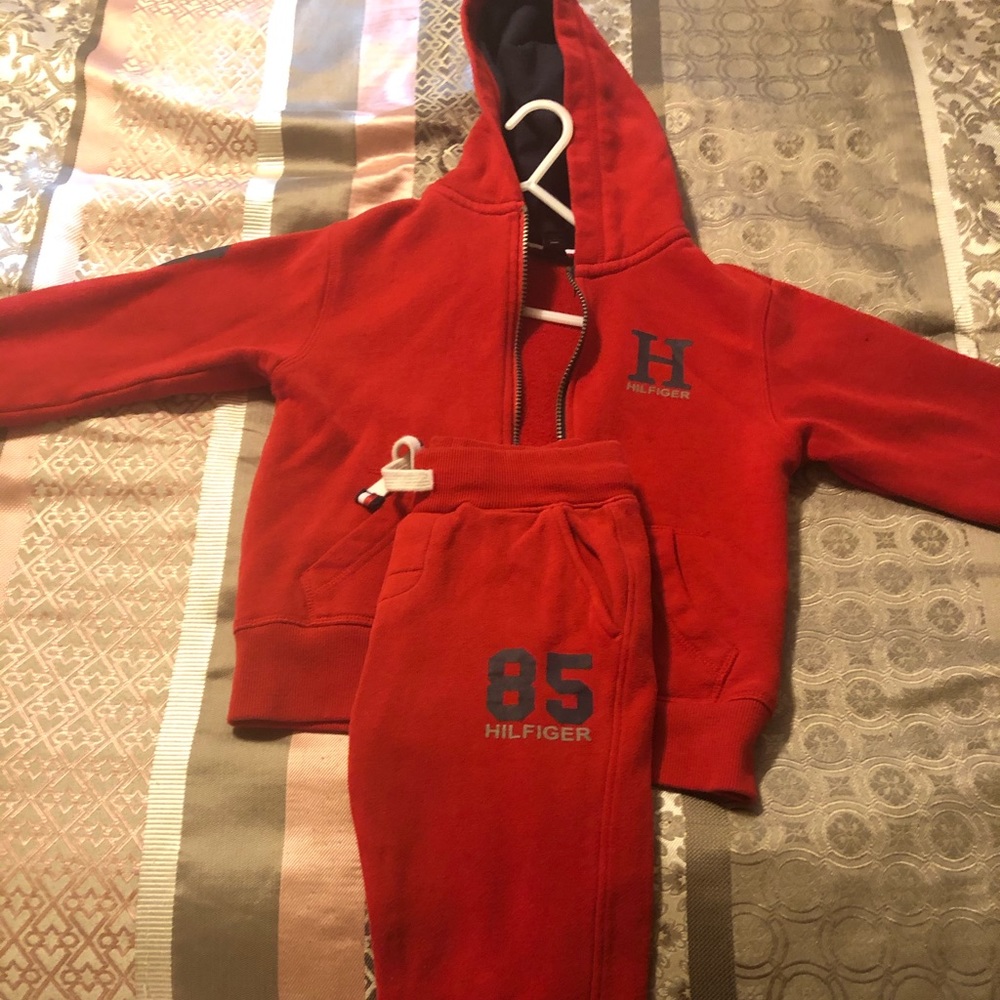 Little Boys Tommy Hilfiger Sweat Suit